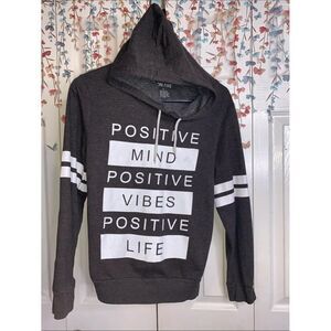 Unbranded Grey and White Hoodie